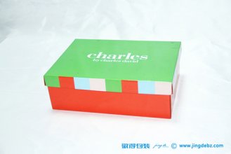 彩色瓦楞鞋盒