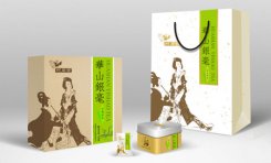 华山银毫茶叶包装